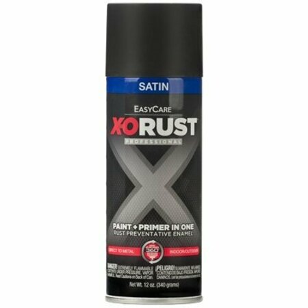 TRUE VALUE True Value Mfg Company Rust Preventative Enamel Spray 12 Oz - Satin Black XOP18-AER